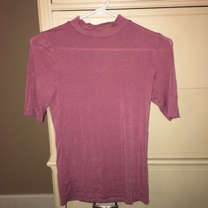 Garage Pink quarter sleeve shirt